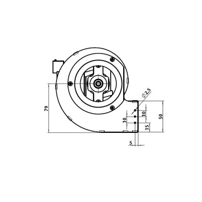 Centrifugalventilator Fergas til pilleovne Ecoforest, Ecoteck, Edilkamin, Italiana Camini, Prisma, Ravelli, Sicalor m.fl., flow 440 m³/h - Produktsammenligning