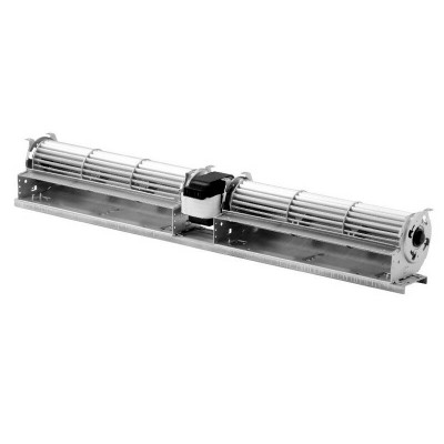 Dobbelt krydsventilator Fergas til pilleovne Edilkamin, Ecoteck, Ravelli og andre, Ø60 mm, flow 248 m³/h - Produktsammenligning
