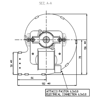 Centrifugalventilator Fergas til pilleovne Eva Calor, Prisma, Sicalor, Ecoforest m.fl., flow 420 m³/h - Produktsammenligning