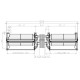 Dobbelt krydsventilator til pilleovne Edilkamin med Ø80 mm, flow 660 m³/h | Ventilatorer og blæsere | Pilleovne dele |