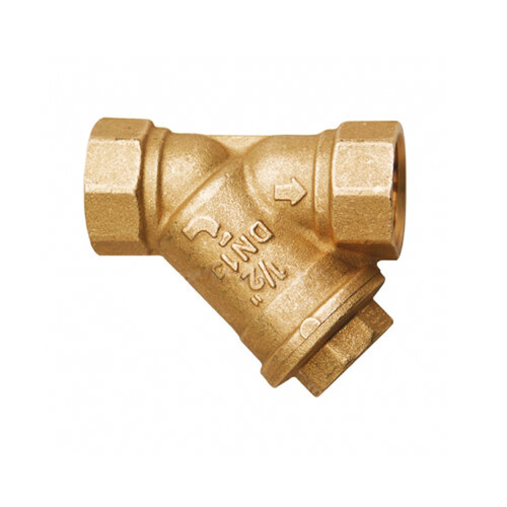 Y-si af messing, størrelse 1" | Safety Devices | Centralvarme |