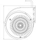 Centrifugalventilator Natalini til pilleovne Eco Spar, Deville, Puros m.fl.- Sit Group, flow 480 m³/h | Ventilatorer og blæsere | Pilleovne dele |