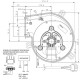 Røgventilator LN2 Natalini til pilleovne Maksimal luftmængde 160 m³/h | Ventilatorer og blæsere | Pilleovne dele |