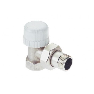 Kølerventil 1/2", vinklet ICMA 774 til termostatisk hoved (M28x1,5) - Tilbehør