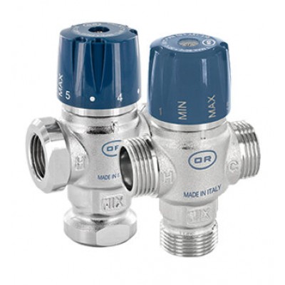 Adjustable thermostatic mixing valve - Produktsammenligning