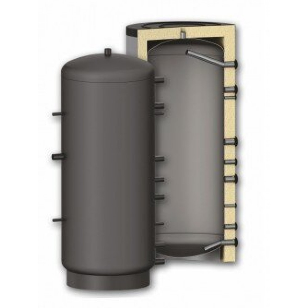 Buffertank / Akkumuleringstank Sunsystem, Model P 500, Kapacitet 500L beholder | Buffertanke / Akkumuleringstanke |  |