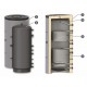 Buffertank Sunsystem, Model PR2 1000, Capacity 1000L, To varmevekslende spoler Beholder | Buffers |  |