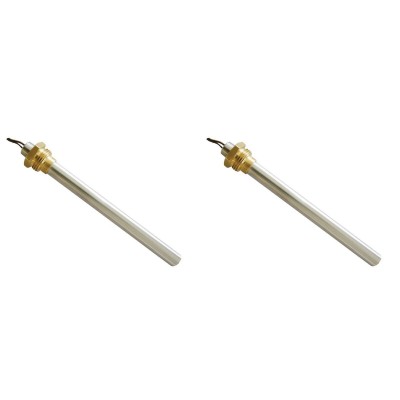 Gløderør / Eltænder til pilleovn Ecoteck, Ravelli m.fl., samlet længde 167 mm, 250W - x2 - Produktsammenligning