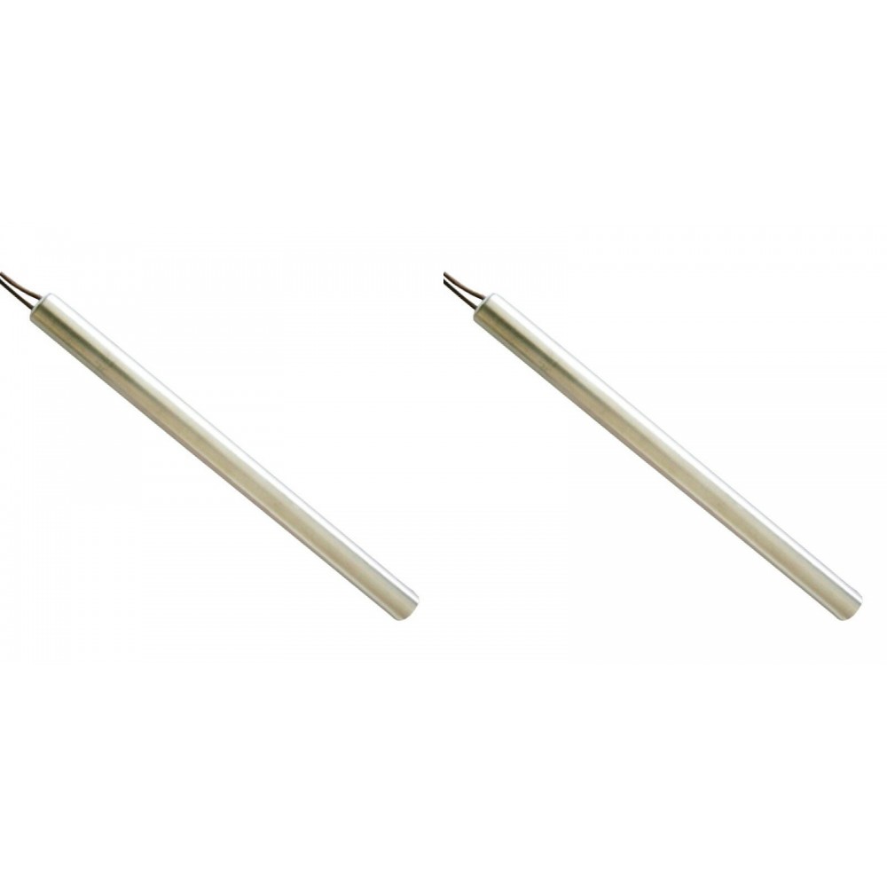 Gløderør / Eltænder til pilleovne Prisma, LTL, Thermorossi m.fl., samlet længde 188mm, 250W - x2 | Gløderør til pilleovn | Reservedele til Pilleovn |