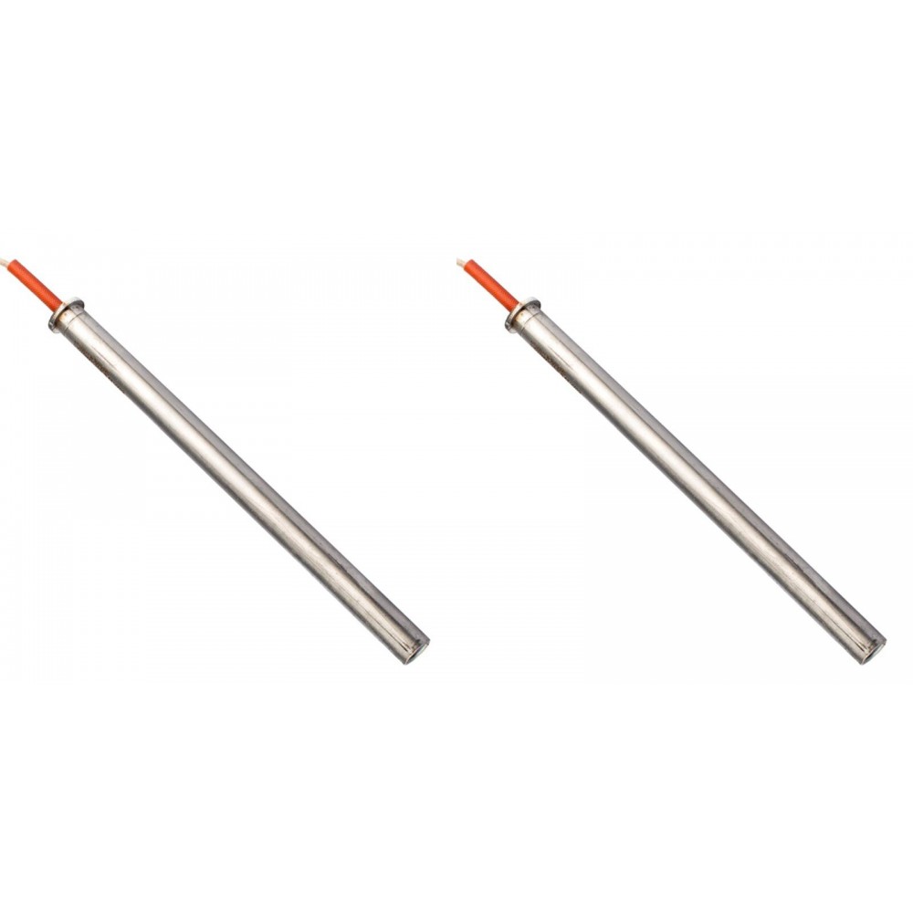 Gløderør / Eltænder til pilleovne Edilkamin, Thermorossi m.fl., samlet længde 182mm, 350W - x2