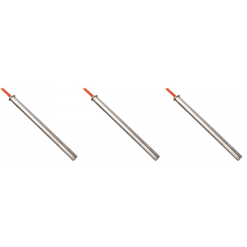 Gløderør / Eltænder til pilleovne Edilkamin, Thermorossi m.fl., samlet længde 182mm, 350W - x3