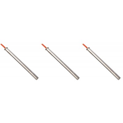 Gløderør / Eltænder til pilleovne Edilkamin, Thermorossi m.fl., samlet længde 182mm, 350W - x3 - Gløderør til pilleovn