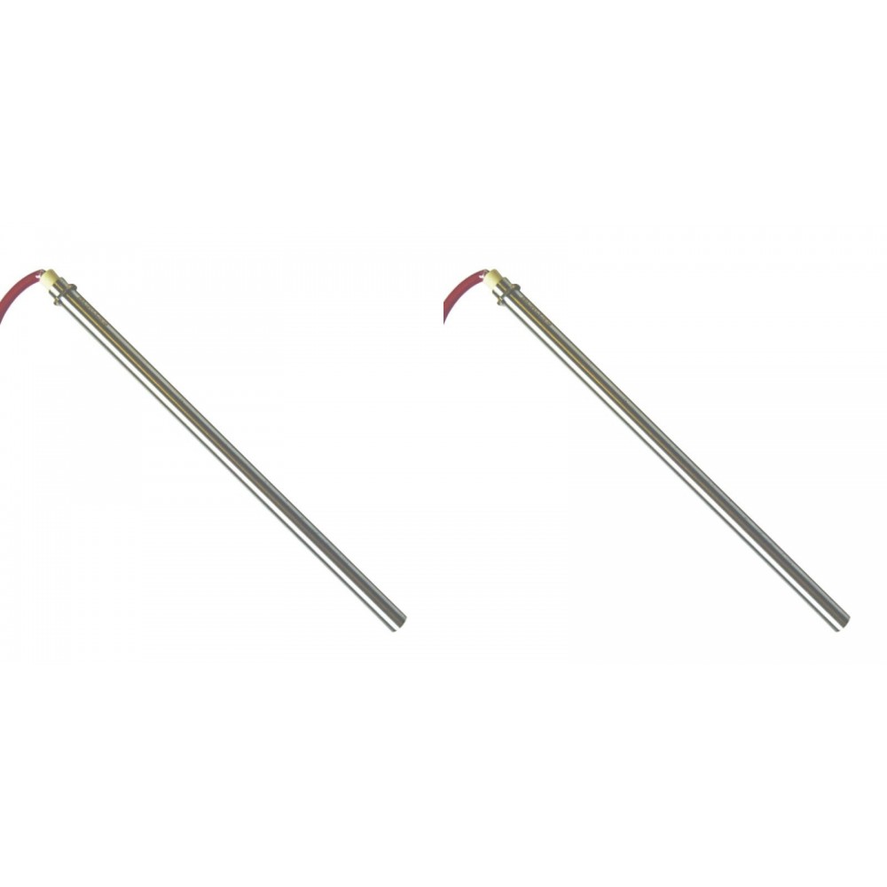 Gløderør / Eltænder til pilleovne Edilkamin m.fl., samlet længde 280mm, 470W - x2