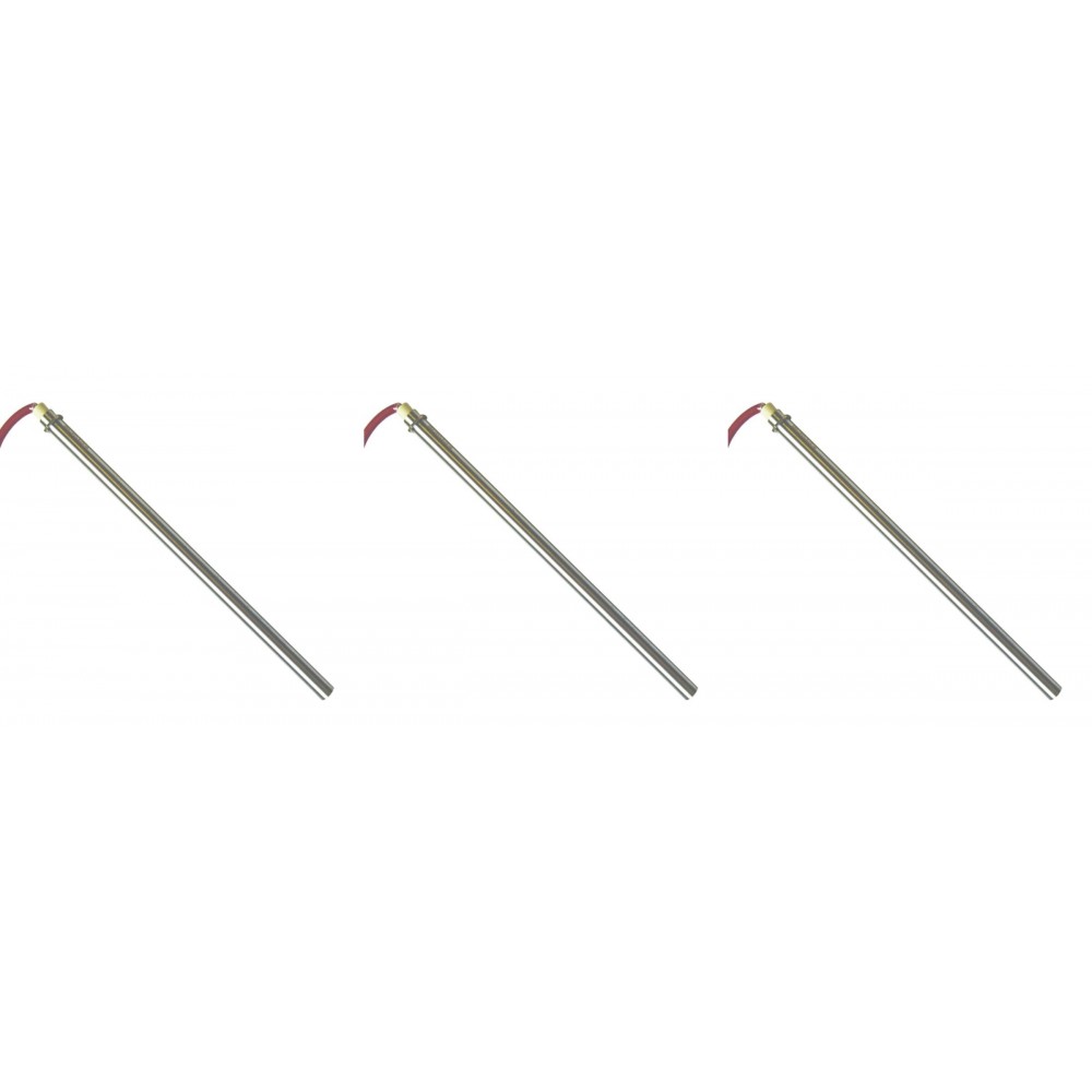 Gløderør / Eltænder til pilleovne Edilkamin m.fl., samlet længde 280mm, 470W - x3