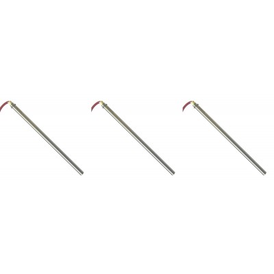 Gløderør / Eltænder til pilleovne Edilkamin m.fl., samlet længde 280mm, 470W - x3 - Gløderør til pilleovn