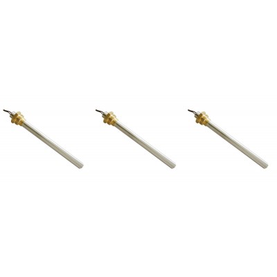 Gløderør / Eltænder til pilleovne Ungaro, Vibrok, Lincar, total længde 160mm, 300W - x3 - Gløderør til pilleovn