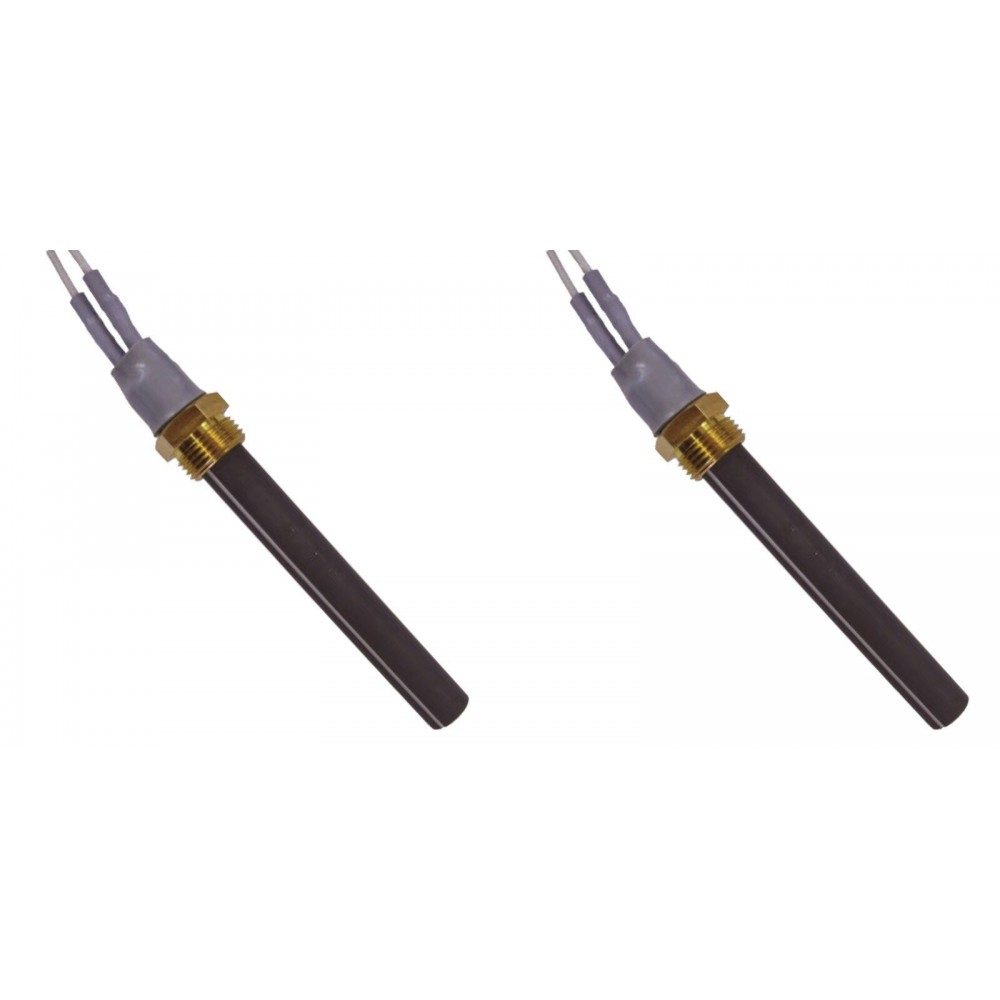 Keramisk gløderør / eltænder til pilleovne BURNiT, Deville og andre, samlet længde 94 mm, 300W - x2 | Gløderør til pilleovn | Reservedele til Pilleovn |
