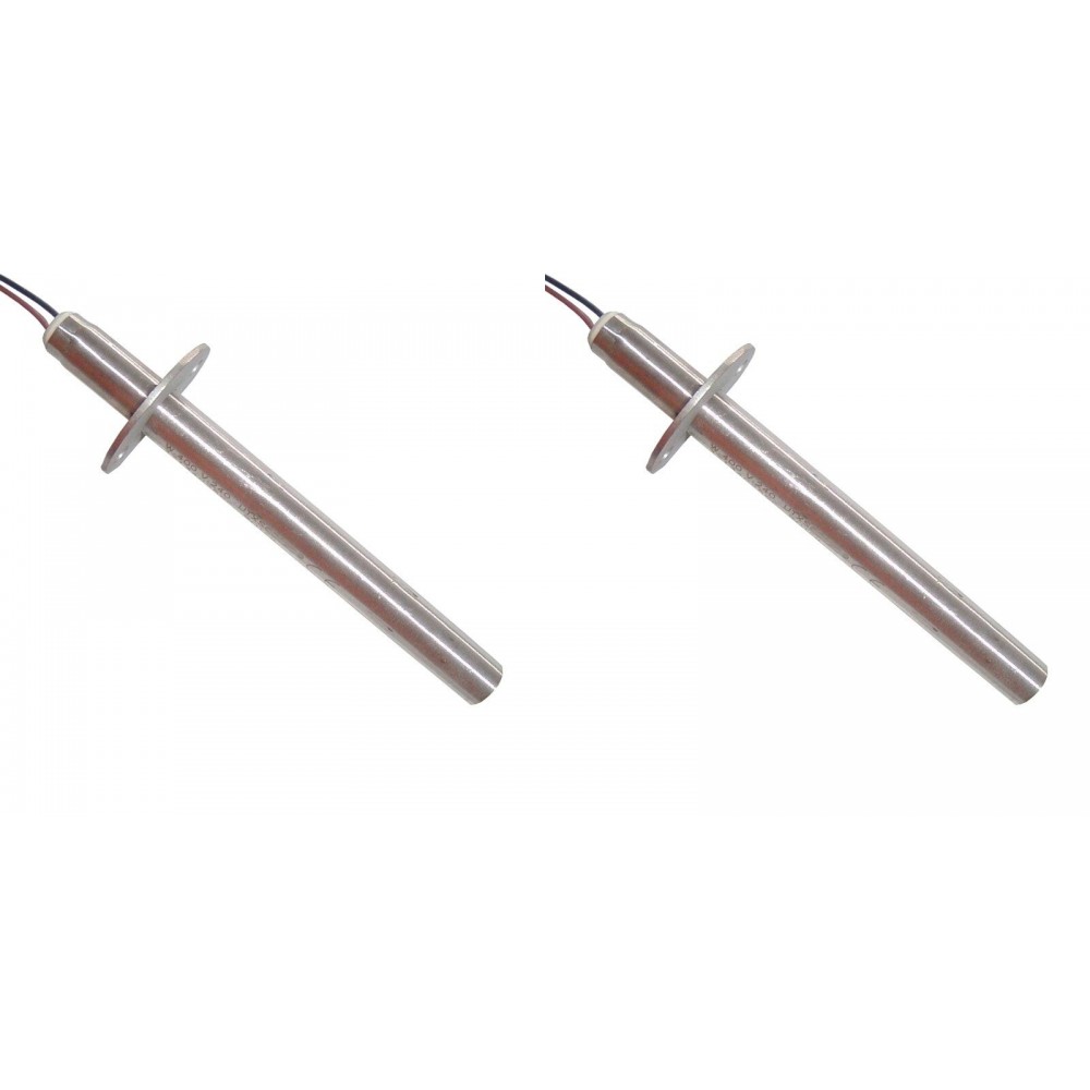 Gløderør / Eltænder til pilleovne Enviro, total længde 132mm, 400W - x2
