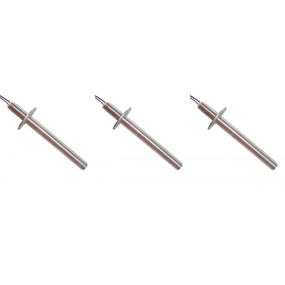 Gløderør / Eltænder til pilleovne Enviro, total længde 132mm, 400W - x3 | Gløderør til pilleovn | Reservedele til Pilleovn |