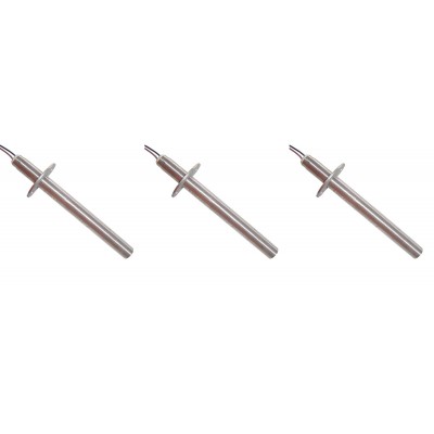 Gløderør / Eltænder til pilleovne Enviro, total længde 132mm, 400W - x3 - Gløderør til pilleovn