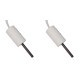 Gløderør / Eltænder til pilleovne ComfortBilt, Edilkamin og andre, total længde 66 mm, 90 - 100W til 24 Volt AC - x2 | Gløderør til pilleovn | Reservedele til Pilleovn |
