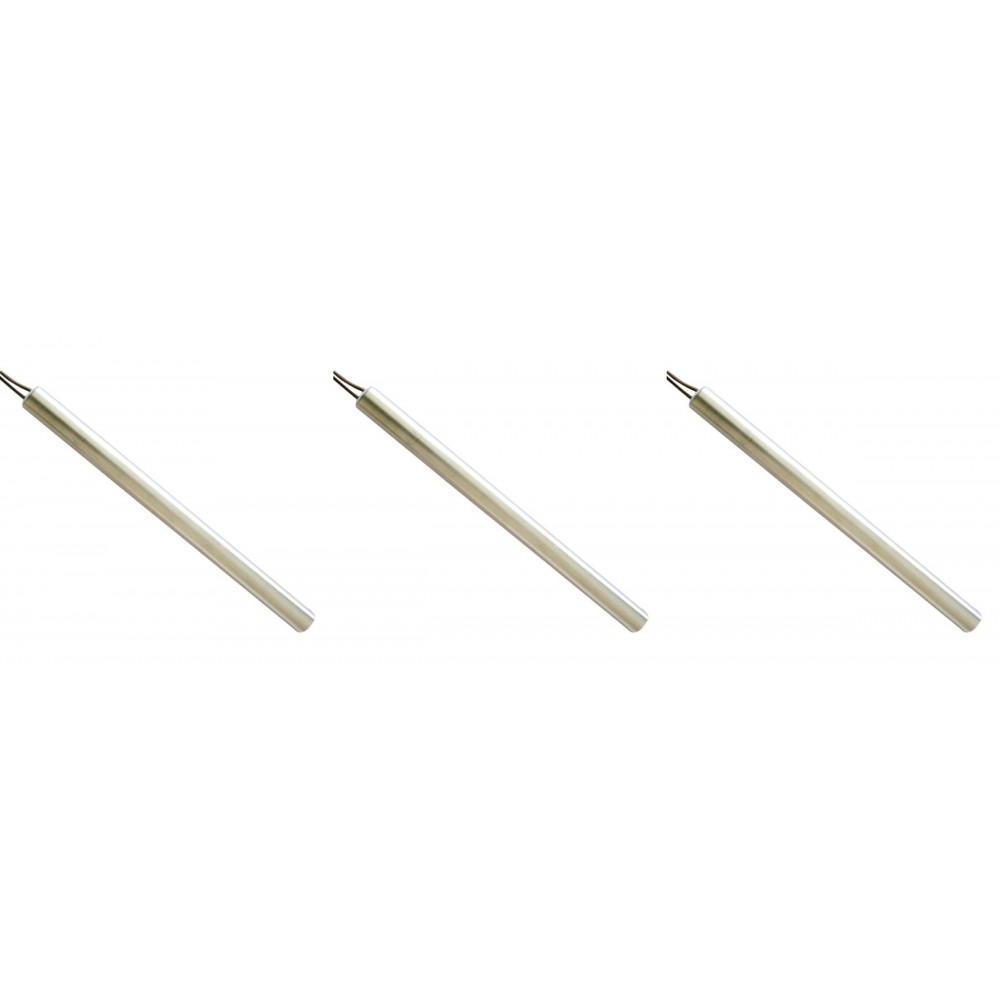Gløderør / Eltænder til pilleovne La Nordica m.fl., samlet længde 155 mm, 300W - x3 | Gløderør til pilleovn | Reservedele til Pilleovn |