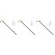 Gløderør / Eltænder til pilleovne Edilkamin m.fl., samlet længde 280mm, 470W - x3 | Gløderør til pilleovn | Reservedele til Pilleovn |