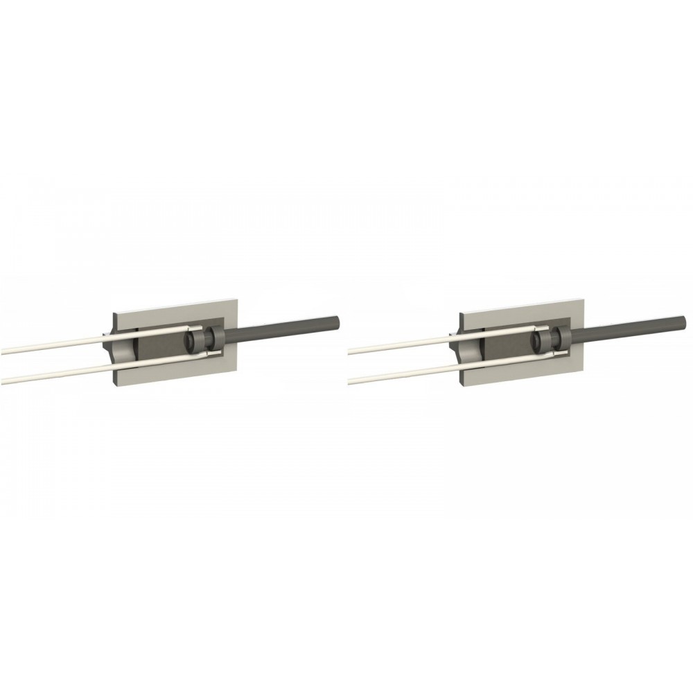 Gløderør / Eltænder til pilleovne Eco Spar, BURNiT, total længde 65 mm, 95W til 24V - x2