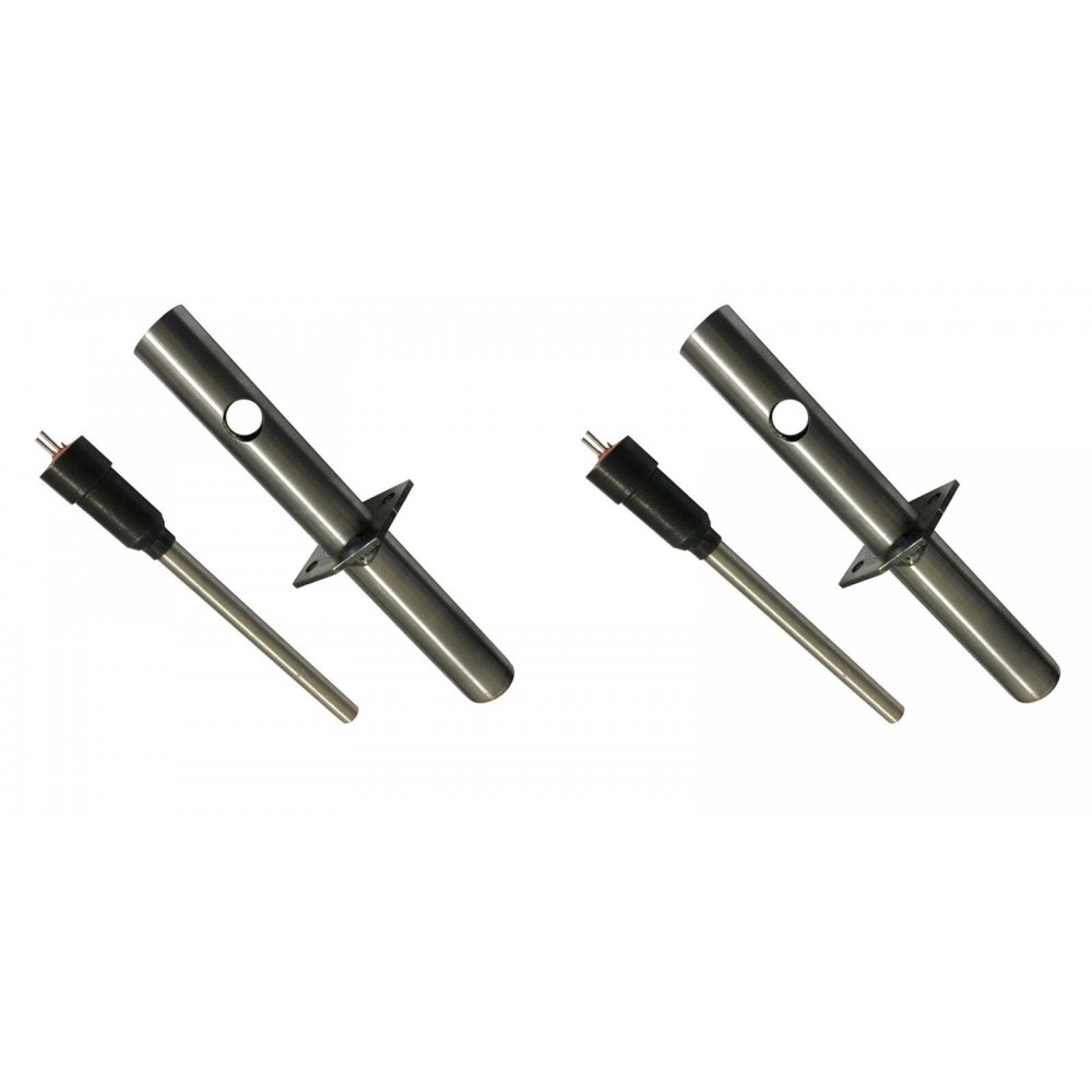 Gløderør / Eltænder til pilleovne Enviro med luftkanaliseringsrør, total længde 153 mm, 230W - x2