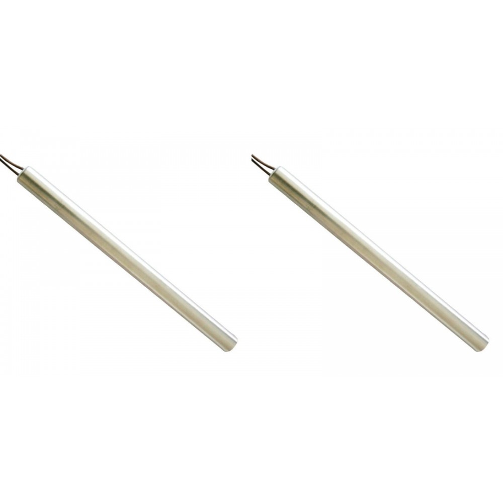 Gløderør / Eltænder til pilleovne La Nordica m.fl., samlet længde 185 mm, 400W - x2