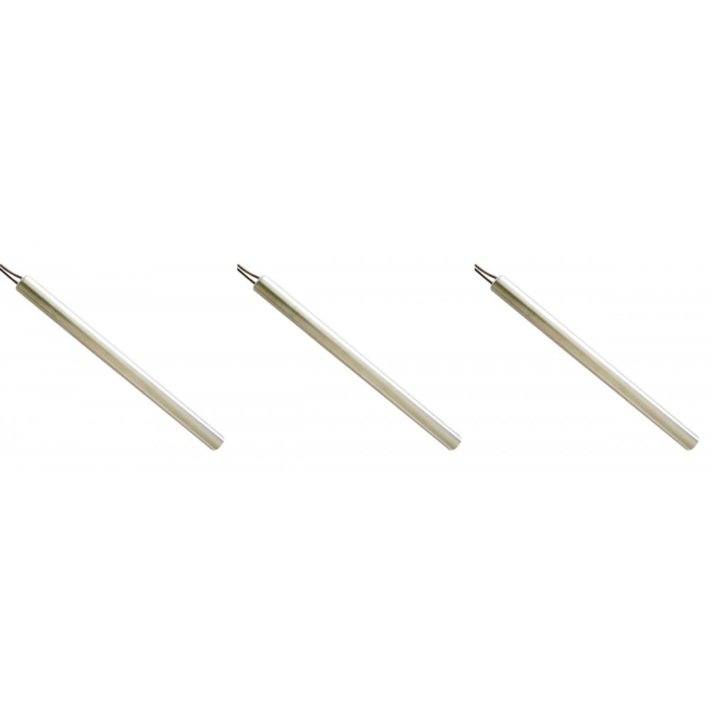 Gløderør / Eltænder til pilleovne La Nordica m.fl., samlet længde 185 mm, 400W - x3