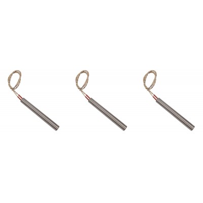 Gløderør / Eltænder til pilleovne Arce, Cadel, Eurofiamma, Eurosteack m.fl., total længde 101mm, 300W - x3 - Produktsammenligning