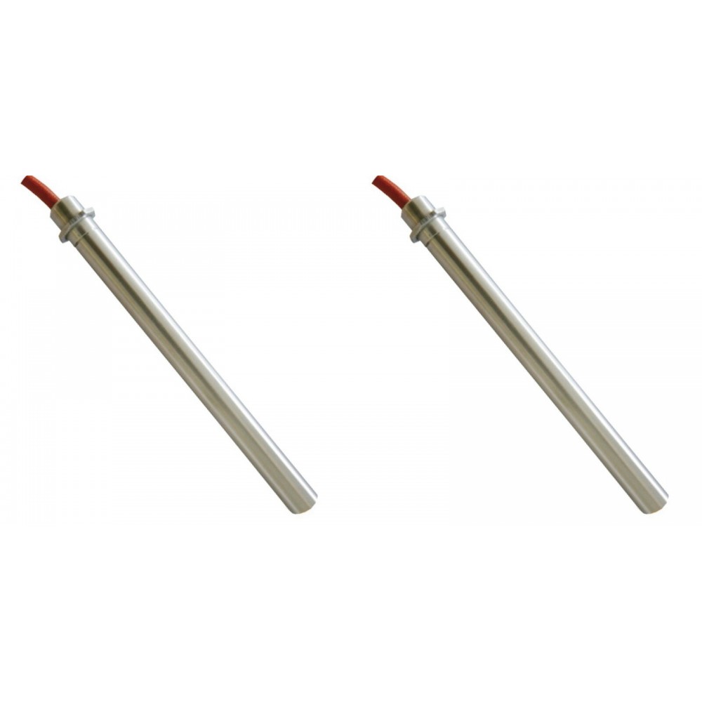 Gløderør / Eltænder til pilleovne Alfa Plam, Palazzetti, Biasi, Olimpia Splendid, Olsberg Libera, Royal, Thermorossi m.fl., samlet længde 160 mm, 350W - x2