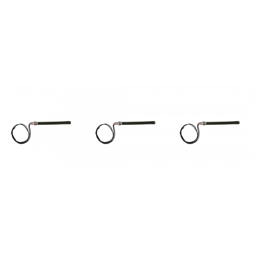 Gløderør / Eltænder til pillefyr Eco Spar, Burnit 3/8 gevind 350W - x3 | Gløderør til pilleovn | Reservedele til Pilleovn |