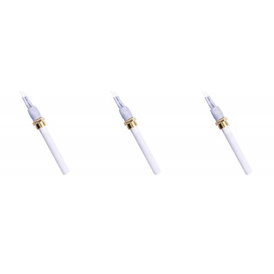 Keramisk gløderør / eltænder til pilleovne Eco Spar, BURNiT, Warmflow, Adler, AMG, Ecoteck og andre, total længde 88mm, 250W - x3 - Reservedele til Pilleovn