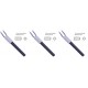 Keramisk gløderør / eltænder til pilleovne BURNiT, Palazzetti og andre, samlet længde 113 mm, 260W - x3 | Gløderør til pilleovn | Reservedele til Pilleovn |