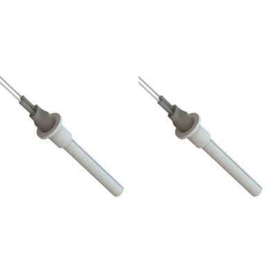 Keramisk gløderør / eltænder til pilleovne ETA, Grant Spira, ComfortBilt og andre, total længde 107mm, 260W - x2 - Reservedele til Pilleovn