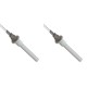 Keramisk gløderør / eltænder til pilleovne ETA, Grant Spira, ComfortBilt og andre, total længde 107mm, 260W - x2 | Gløderør til pilleovn | Reservedele til Pilleovn |