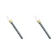 Keramisk gløderør / eltænder til pilleovne Eco Spar, total længde 147mm, 350W - x2 | Gløderør til pilleovn | Reservedele til Pilleovn |