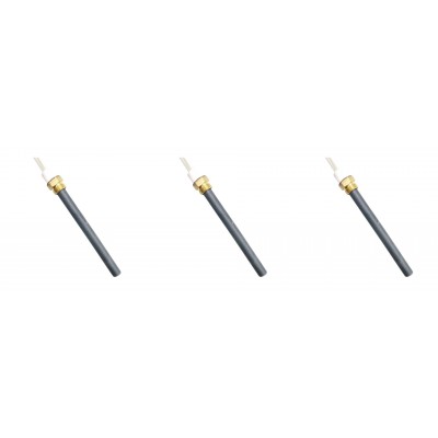 Keramisk gløderør / eltænder til pilleovne Eco Spar, total længde 147mm, 350W - x3 - Reservedele til Pilleovn
