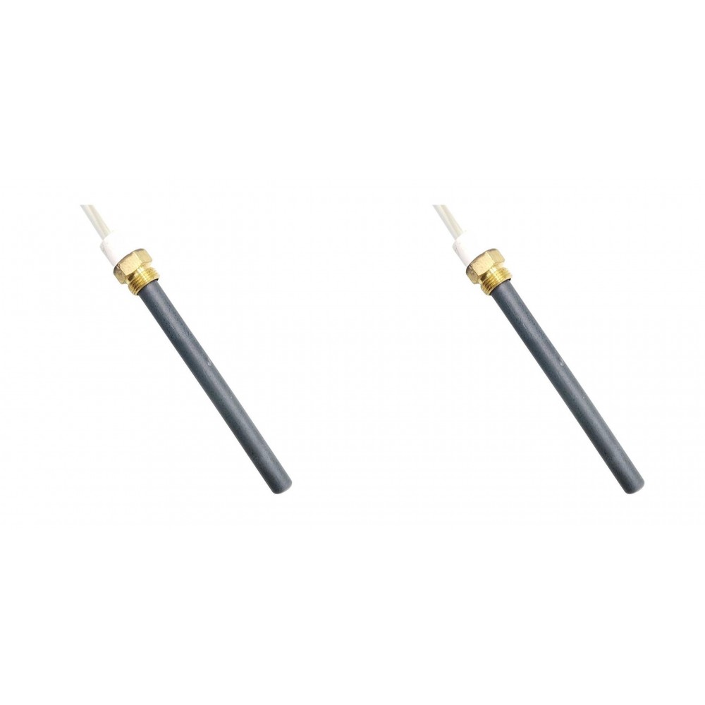 Ceramic heating element for pellet stoves Eco Spar, total length 147mm, 350W - x2 | Gløderør til pilleovn | Reservedele til Pilleovn |