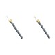 Ceramic heating element for pellet stoves Eco Spar, total length 147mm, 350W - x2 | Gløderør til pilleovn | Reservedele til Pilleovn |