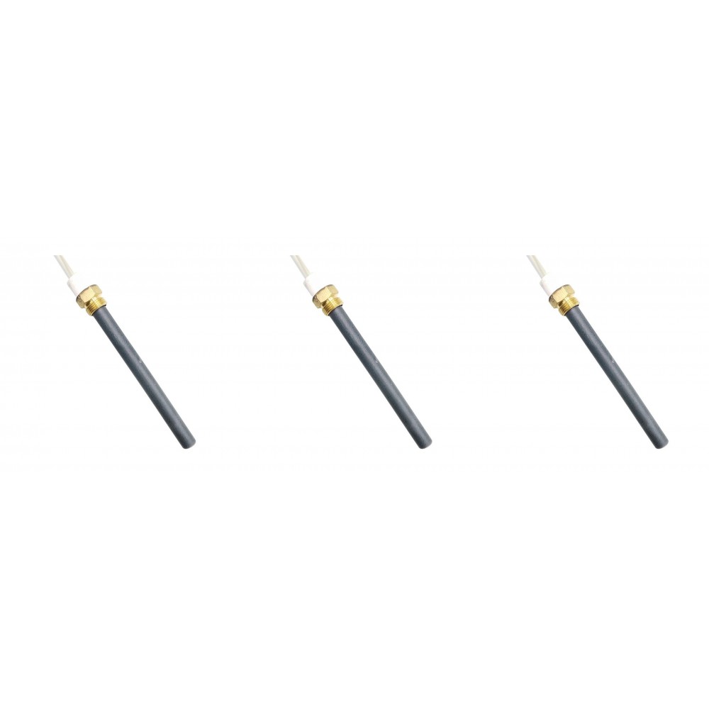 Ceramic heating element for pellet stoves Eco Spar, total length 147mm, 350W - x3 | Gløderør til pilleovn | Reservedele til Pilleovn |